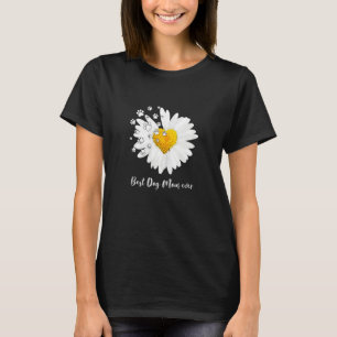 Bästa hundmamma någonsin Daisy Heart Hundpaw Mor T Shirt