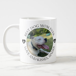 Bästa hundmamma någonsin Foto Mors dag Jumbo Mugg