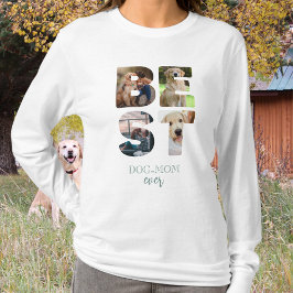 Bästa hundmamma någonsin Foto Morsdagspresent T Shirt