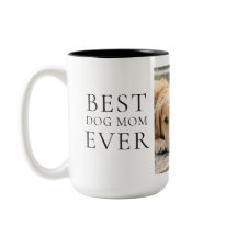 Bästa hundmamma någonsin Foto Mugg