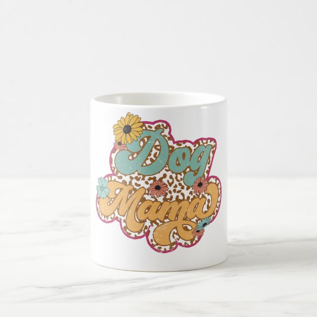 Bästa hundmamma någonsin kaffemugg (Center)