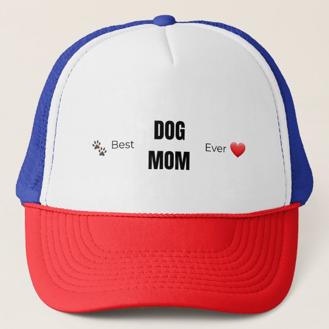 Bästa hundmamma någonsin keps – Pawsome Studio (Framsida)