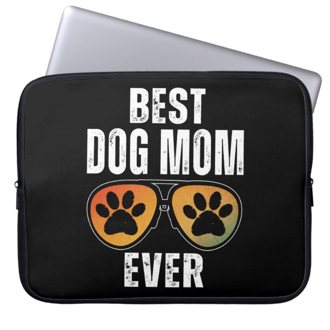 BÄSTA HUNDMAMMA NÅGONSIN LAPTOP FODRAL (Framsidan)