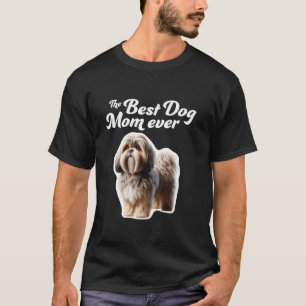 Bästa hundmamma någonsin - Lhasa Apso T Shirt
