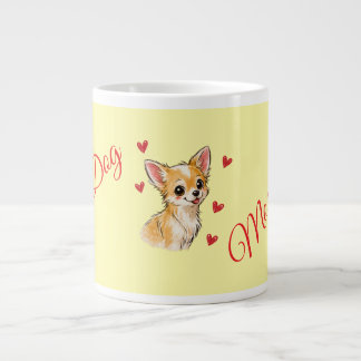 Bästa hundmamma någonsin-mugg – Söt Golden Retriev Jumbo Mugg
