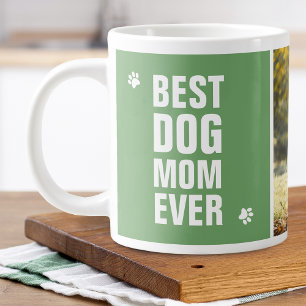 Bästa hundmamma någonsin på mors dag Foto Jumbo Mugg