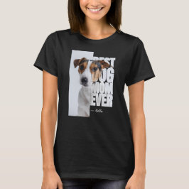 Bästa hundmamma någonsin Personlig bild T Shirt