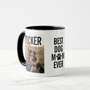 Bästa hundmamma någonsin PhotoPop Mugg