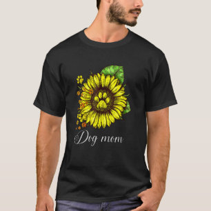 Bästa hundmamma någonsin Solros mors dag För katt T Shirt
