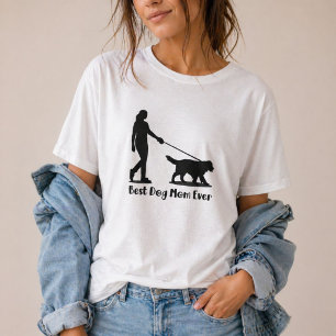 Bästa hundmamma någonsin Söt present till hundäl T Shirt