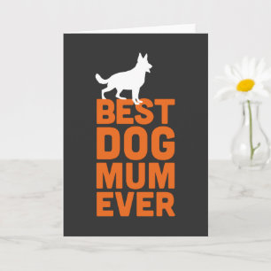 Bästa hundmamma någonsin - Tysk schäferhund / Alsa Kort