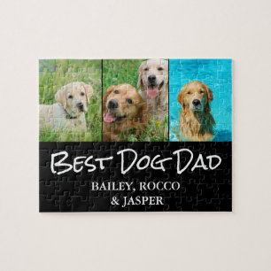 Bästa hundpappa foto  pussel
