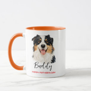 Bästa hundpappa någonsin Anpassad fars dag Mugg