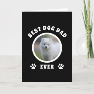 Bästa hundpappa någonsin Anpassad foto Personlig Kort