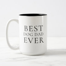 Bästa hundpappa någonsin Fadersdags fotomugg