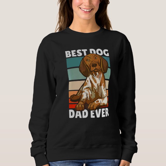 Bästa hundpappa någonsin för fars dag   t shirt (Framsida)