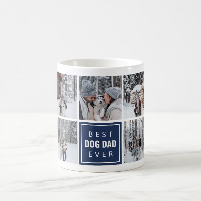 Bästa hundpappa någonsin kaffemugg (Center)