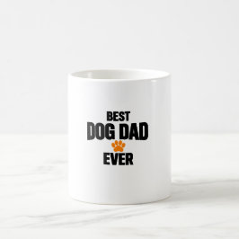 Bästa hundpappa någonsin kaffemugg rolig hundälska