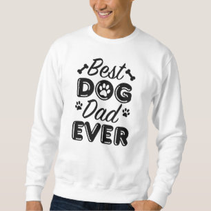 Bästa hundpappa någonsin lång ärmad tröja
