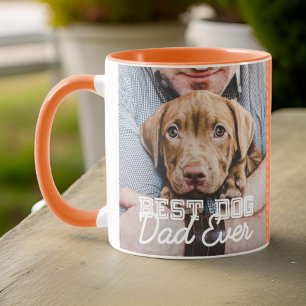 Bästa hundpappa någonsin Modern personlig foto och Mugg