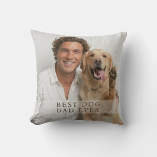 Bästa hundpappa någonsin Modern specialtillverkad Kudde