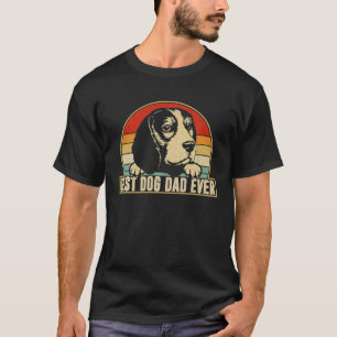 Bästa hundpappa någonsin Pappa hundälskare ägare T Shirt