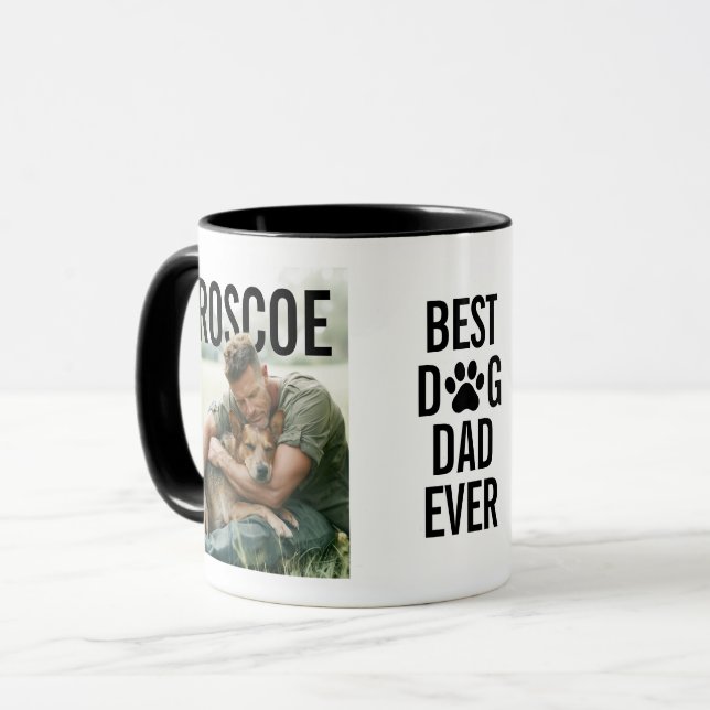 Bästa hundpappa någonsin PhotoPop Mugg (Framsida vänster)