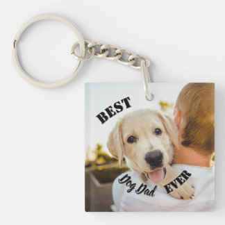 Bästa hundpappa någonsin Rolig husdjursfoto
