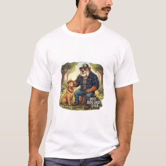 Bästa hundpappa någonsin – Rolig T-shirt för hundä