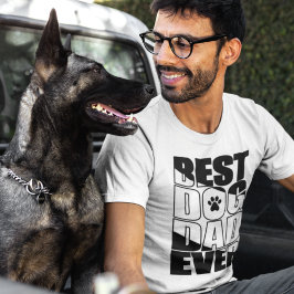 Bästa hundpappa någonsin t shirt