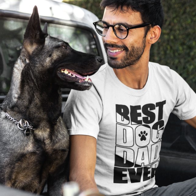 Bästa hundpappa någonsin t shirt (Skapare uppladdad)