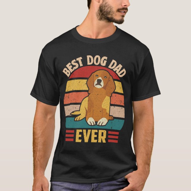 Bästa hundpappa någonsin  t shirt (Framsida)