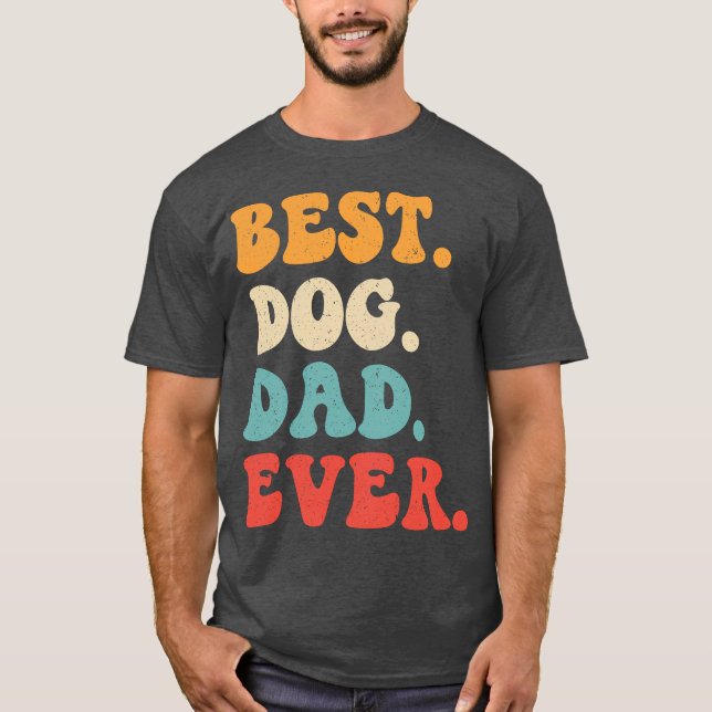 Bästa hundpappa någonsin t shirt (Framsida)