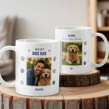 Bästa hundpappa personlig foto