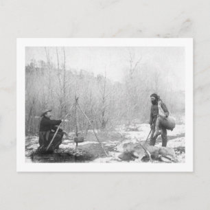 Bästa Hunt nära deadwood Photograph Vykort