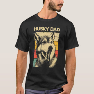 Bästa Husky För Pappa Män Siberian Husky Husdjur H T Shirt