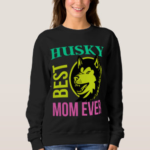 Bästa Husky Mamma någonsin för Hund T Shirt