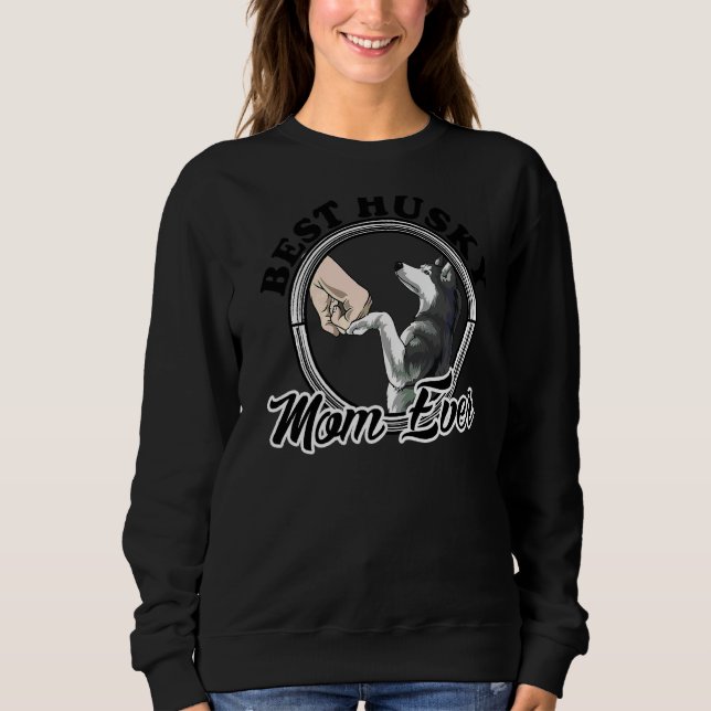 Bästa Husky Mamma någonsin Husky Husky Mamma T Shirt (Framsida)