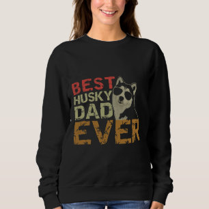 Bästa Husky Pappa Någonsin Siberian Husky Hund Pap T Shirt