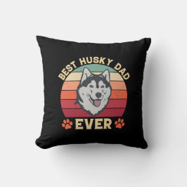 Bästa husky pappa någonsin Ultimate Kärlek Bond hu Kudde