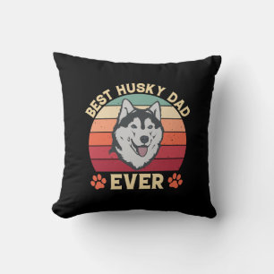 Bästa husky pappa någonsin Ultimate Kärlek Bond hu Kudde