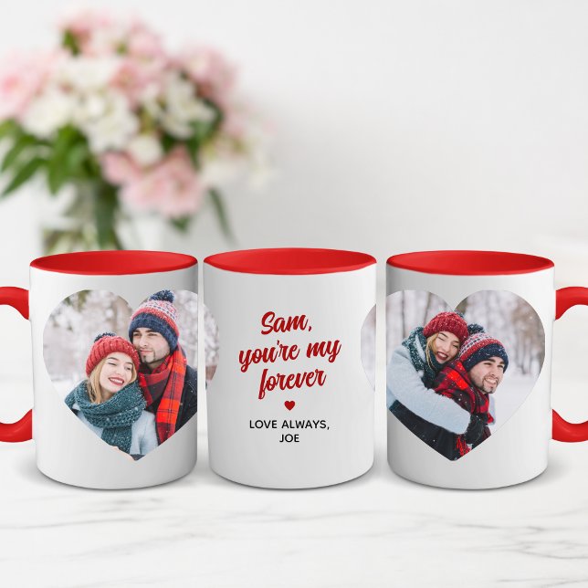 Bästa hustru någonsin 2-foto anpassat meddelande mugg (Skapare uppladdad)