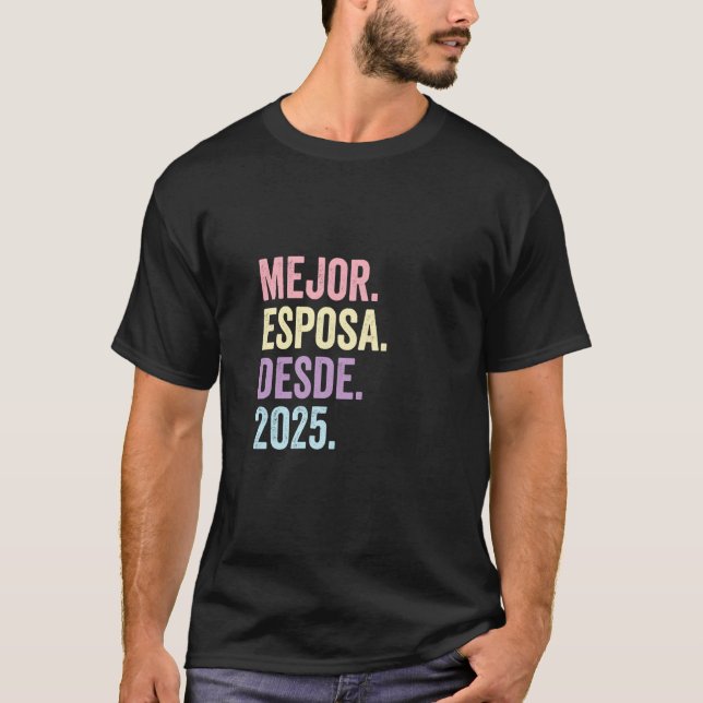 Bästa Hustru Sedan 2025 T Shirt (Framsida)