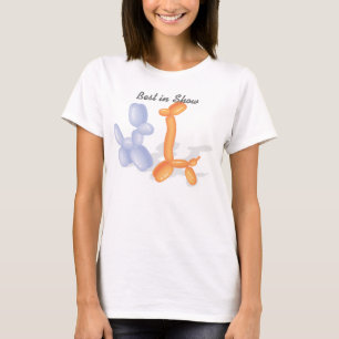 Bästa i Show med Balloon hundar roligt T-shirt