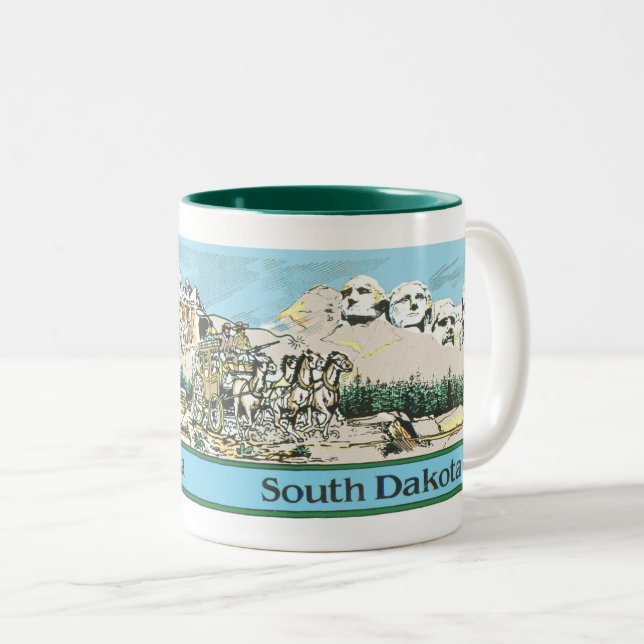 Bästa i South Dakota Två-Tonad Mugg (Framsida höger)
