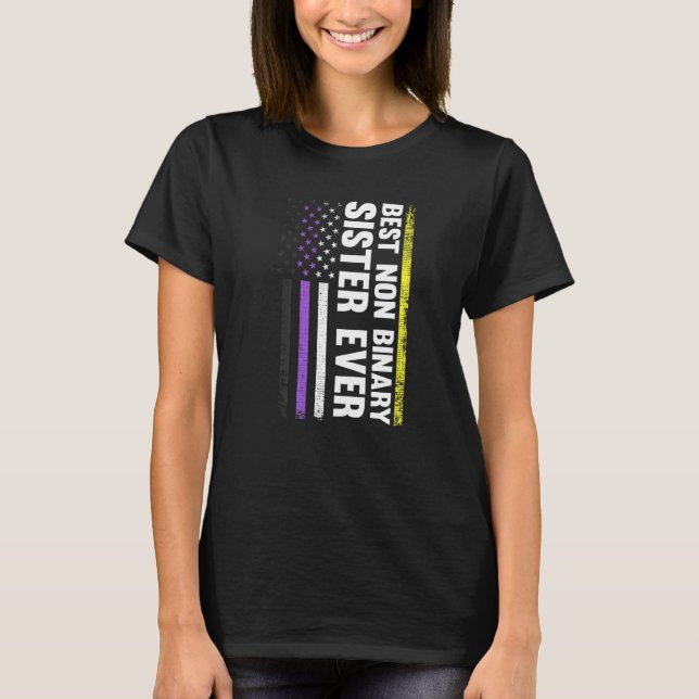 Bästa icke-binära bister någonsin, icke-binärt Pri T Shirt (Framsida)