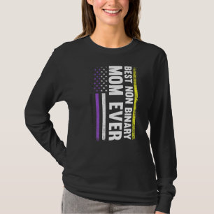 Bästa icke-binära Mamma någonsin LGbt Gay pride T Shirt