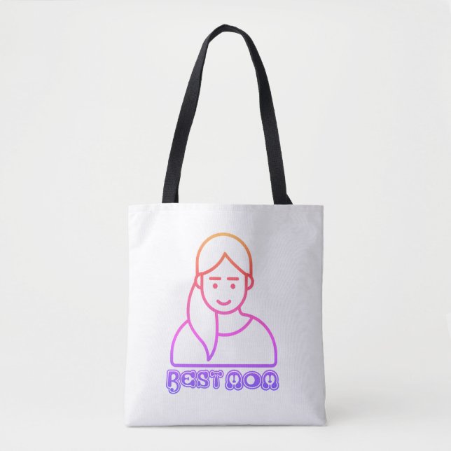 Bästa illustrationen av mamma Tote Tygkasse (Framsida)