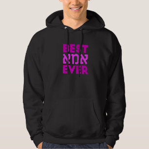Bästa Imma någonsin Bästa Mamma någonsin i hebreis Hoodie