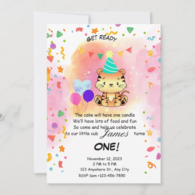 Bästa inbjudan till unik vild (Framsida)